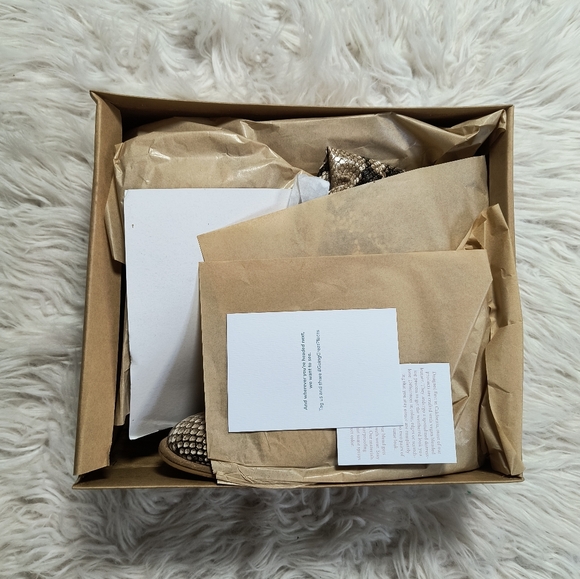 Mi.iM The Saint Faux Snakeskin Tall Boots Black Grey - Picture 4 of 5